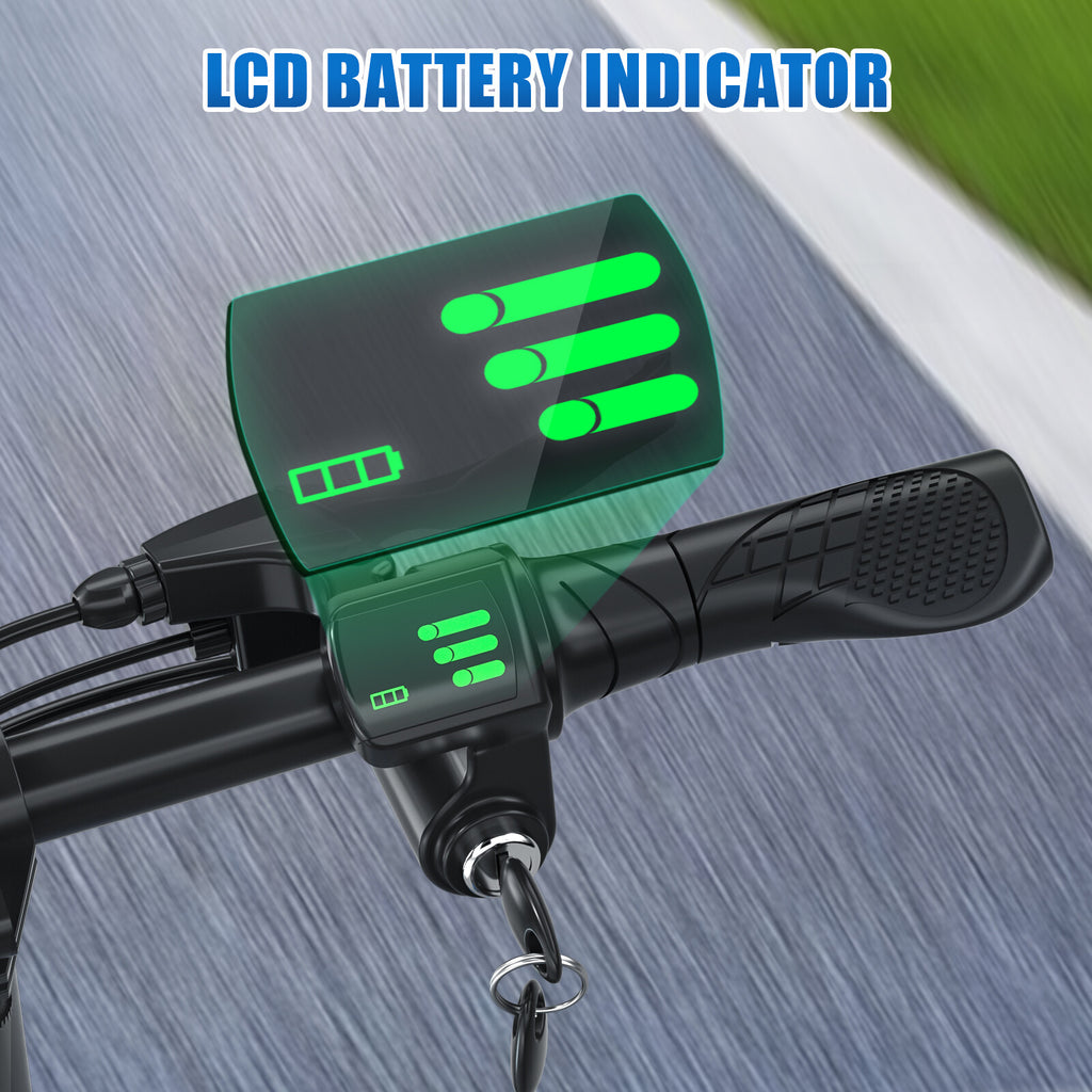 450W Sports Electric Scooter Adult with Seat Electric Moped Ebike E-Scooter