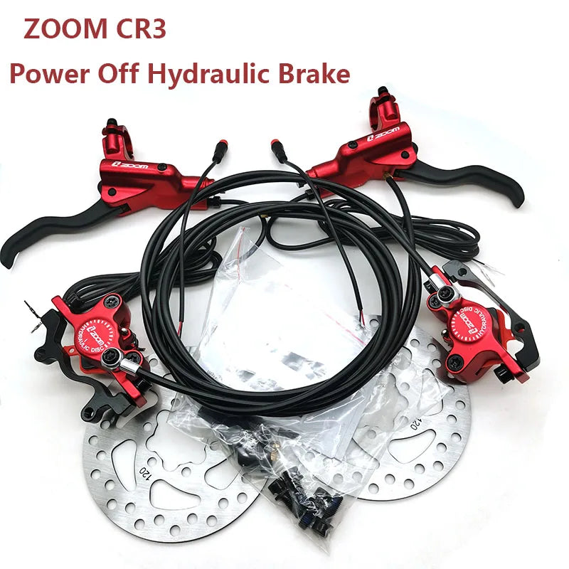 ZOOM Hydraulic Disc Brake Upgrade Kit for E-Scooters & E-Bikes