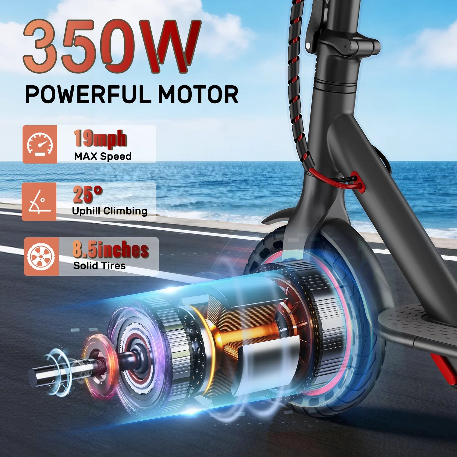 Compact E-Scooter 350W