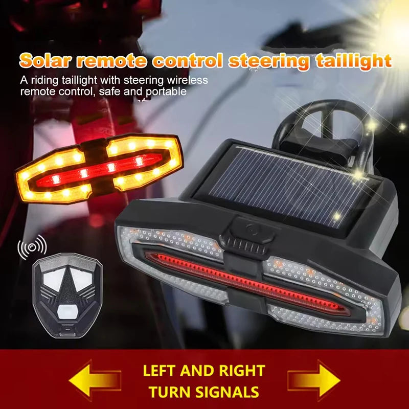 Wireless Turn Signal Bike Tail Light – Remote Control Direction Indicator