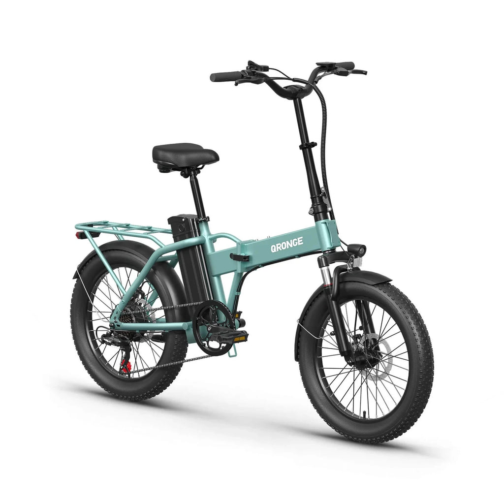 QRONGE Fat Tire Folding E-Bike