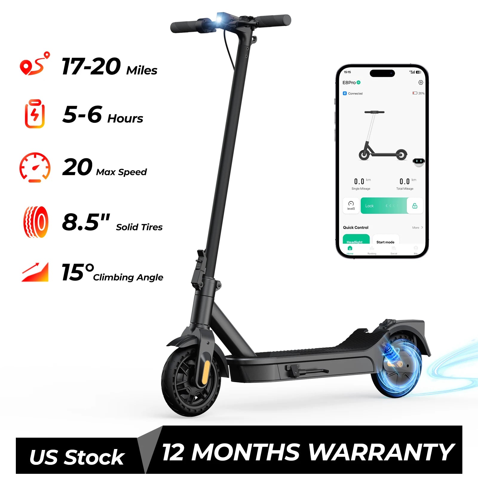 Smart E-Scooter 1000W