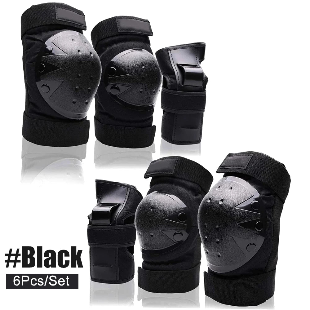 GOMOREON Protective Pad Set – Knee, Elbow & Wrist Guards