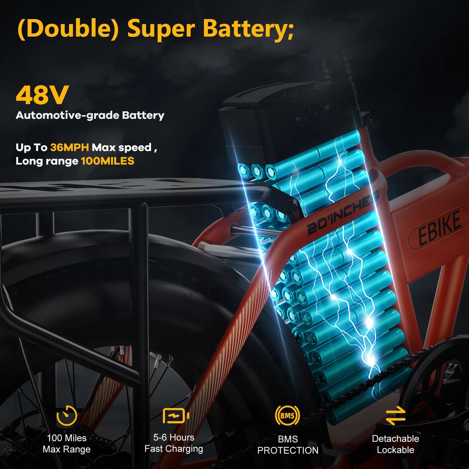 Fat Tire E-Bike 1000W