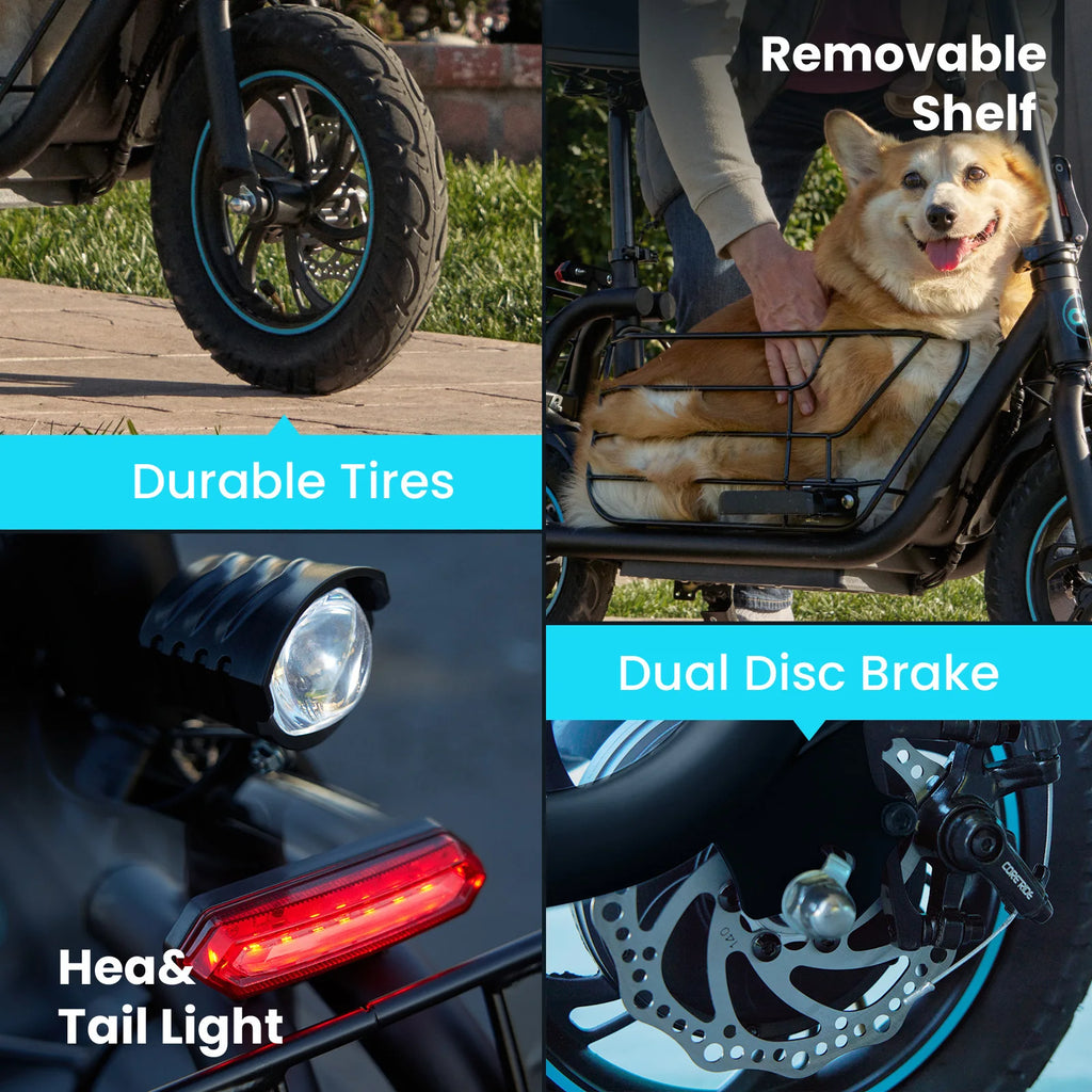 Gyroor Pet Basket Scooter