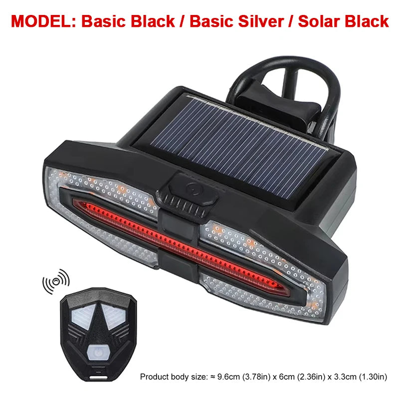 Wireless Turn Signal Bike Tail Light – Remote Control Direction Indicator