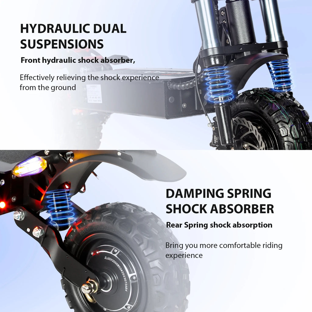 Dual Motor Off-Road Scooter