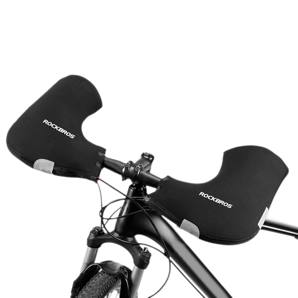 ROCKBROS Windproof Waterproof Winter Cycling Gloves – Handlebar Mittens
