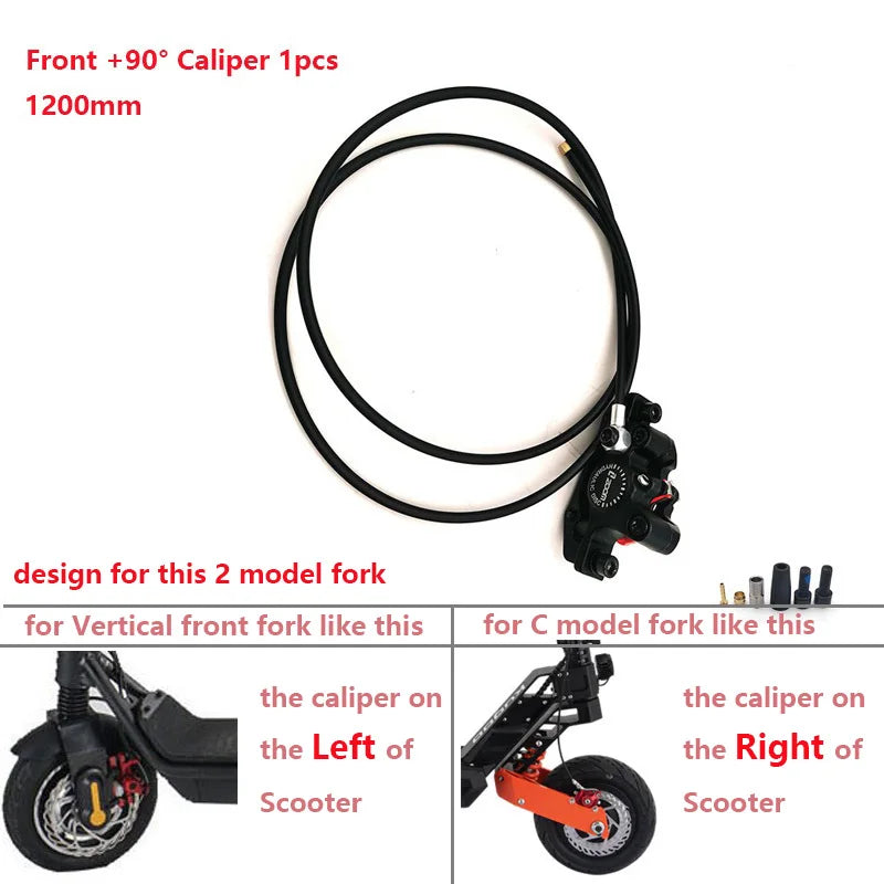 ZOOM Hydraulic Disc Brake Upgrade Kit for E-Scooters & E-Bikes