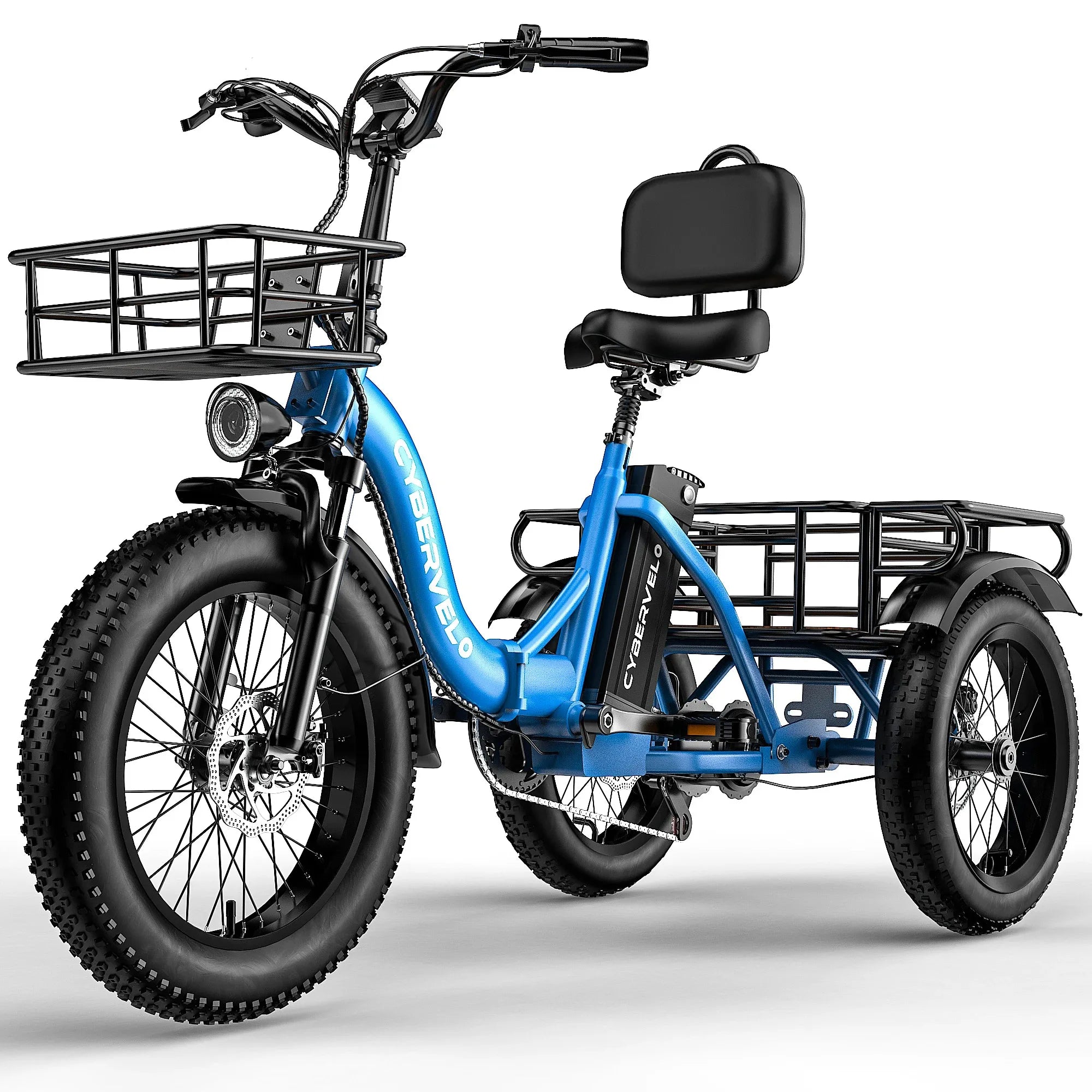 Three-Wheel Folding E-Bike