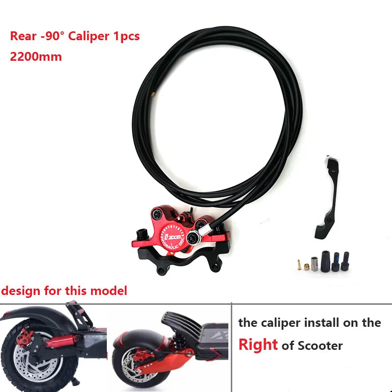 ZOOM Hydraulic Disc Brake Upgrade Kit for E-Scooters & E-Bikes
