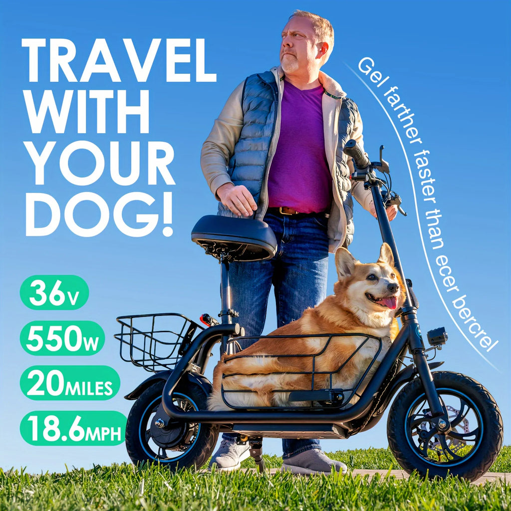 Gyroor Pet Basket Scooter