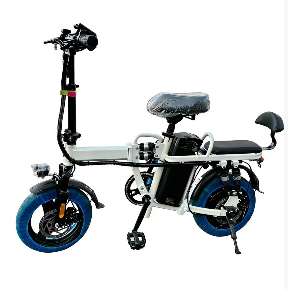 Colorful Folding E-Bike