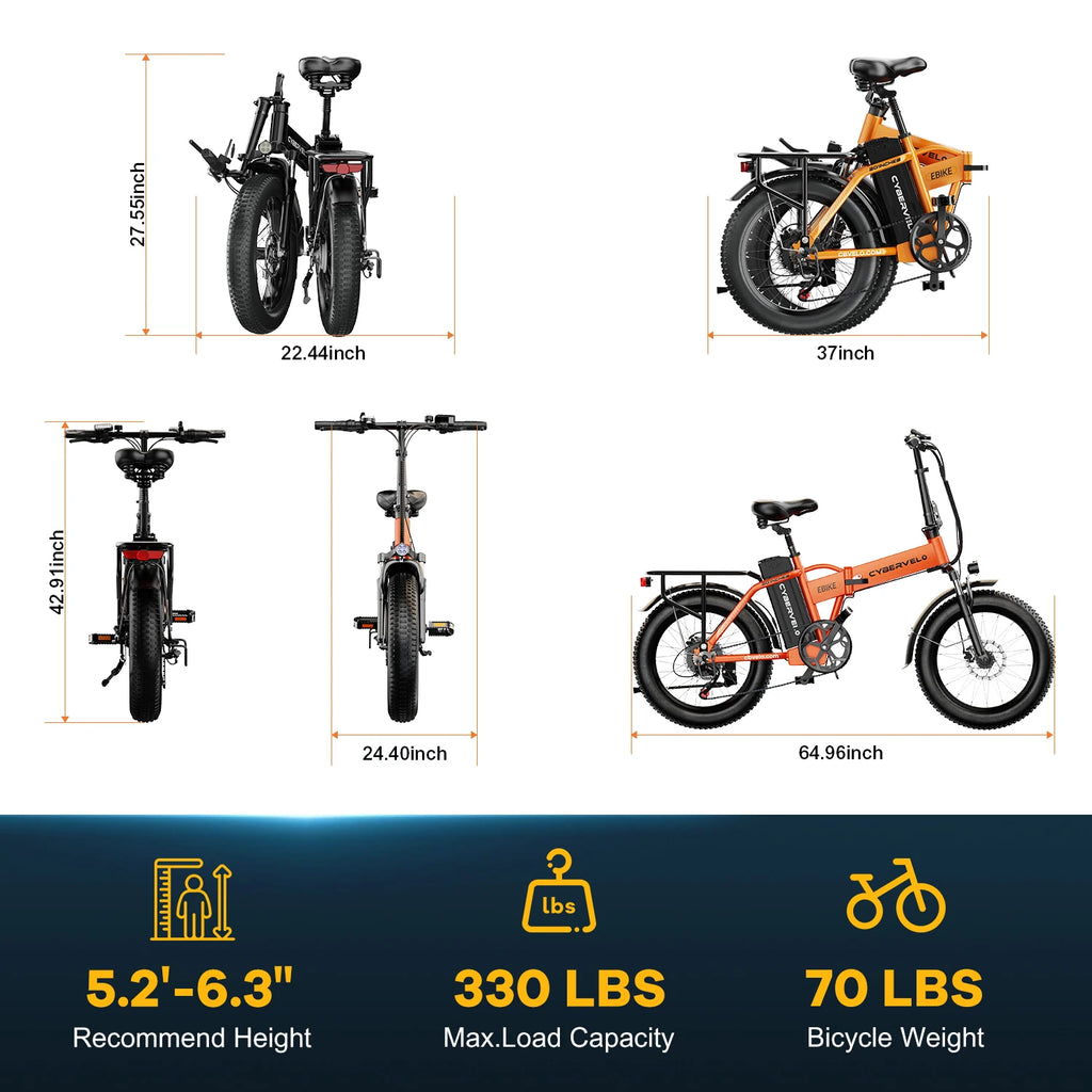 Fat Tire E-Bike 1000W