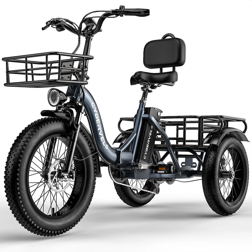 Three-Wheel Folding E-Bike
