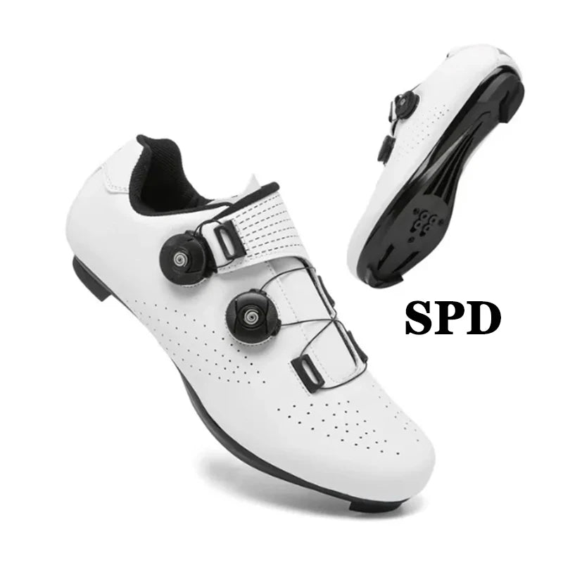 MTB Cycling Sneakers – SPD Flat Pedal Road & Trail Bike Shoes