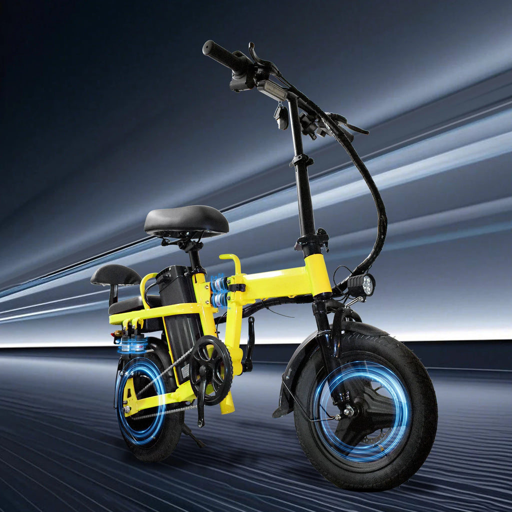 Colorful Folding E-Bike