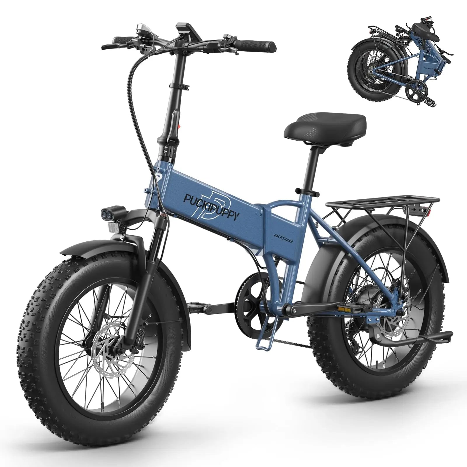 PUCKIPUPPY Folding E-Bike