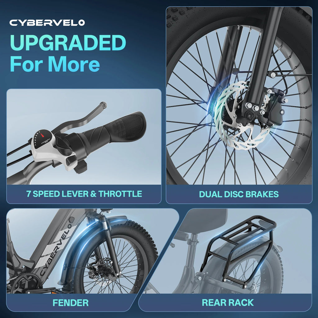 Cybervelo Step-Thru Commuter E-Bike