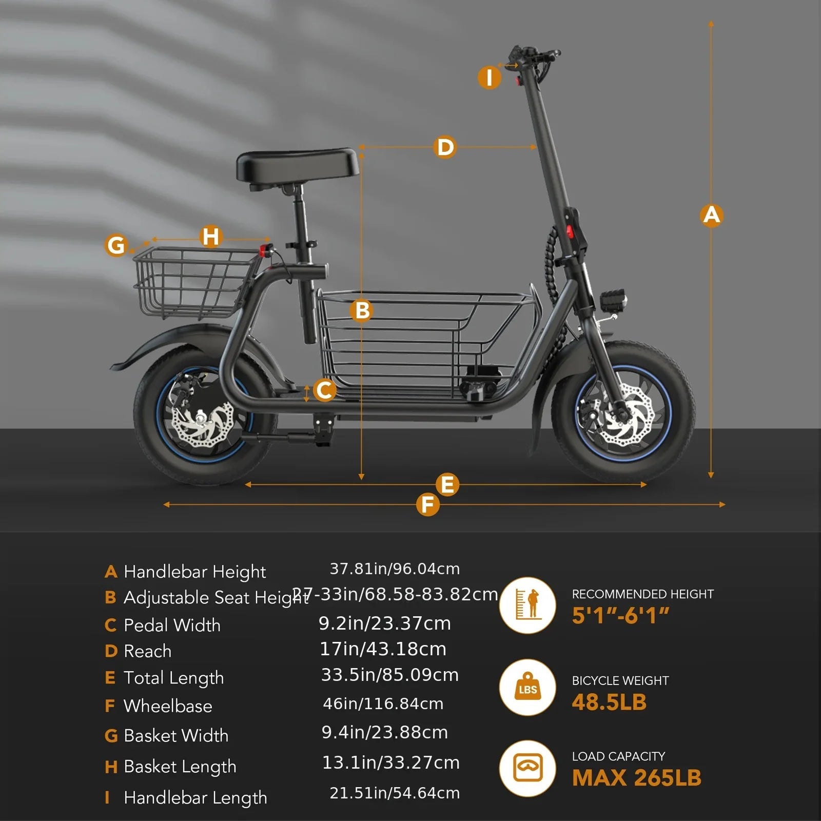 Gyroor Pet Basket Scooter