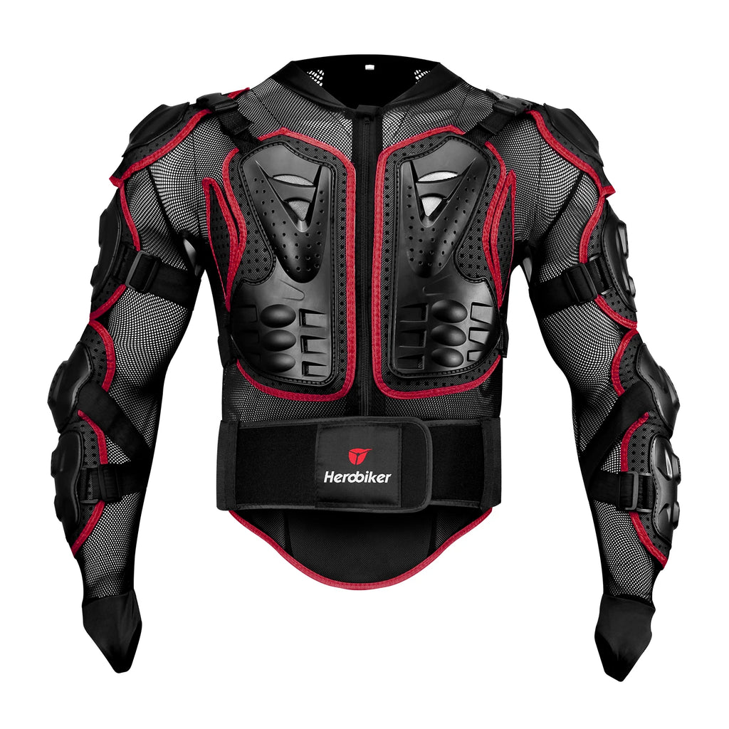 HEROBIKER Full Body Armor Jacket – Motocross & E-Bike Riding Protection