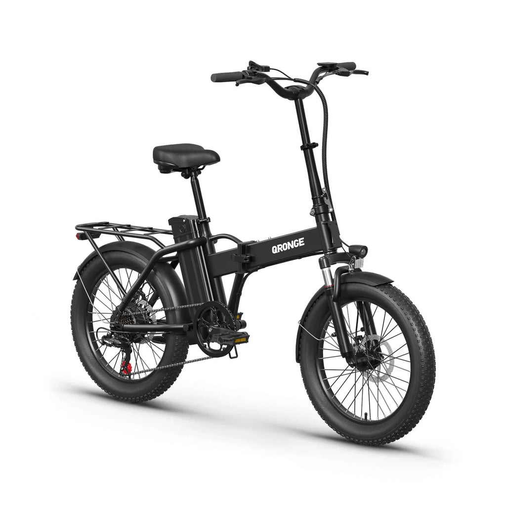 QRONGE Fat Tire Folding E-Bike