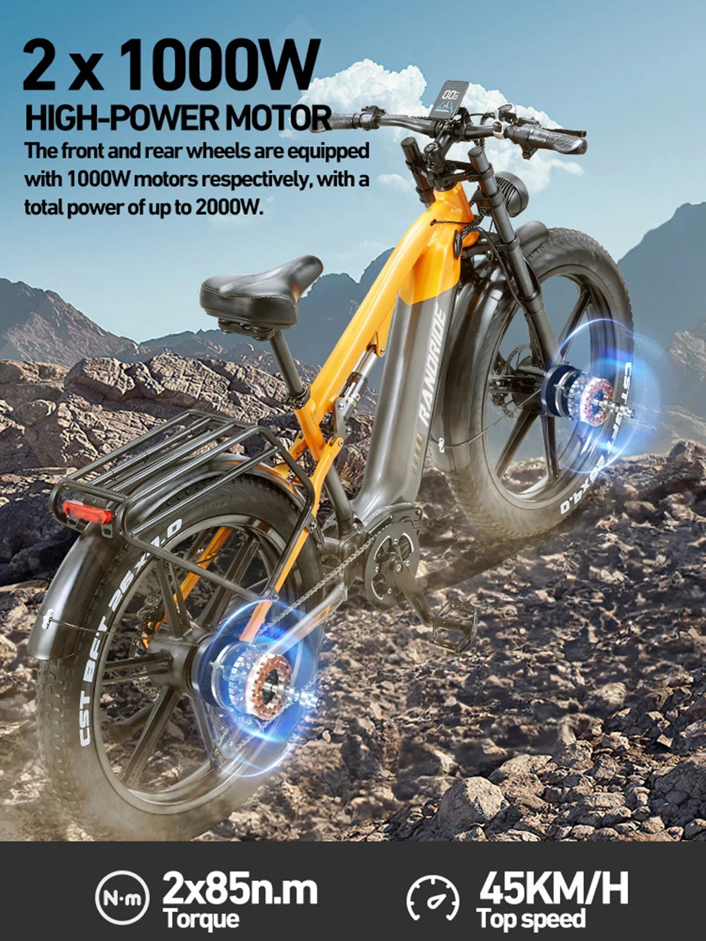 Mountain E-Bike 2000W