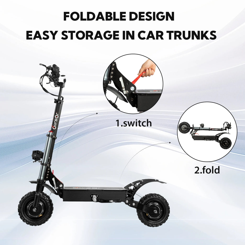 Dual Motor Off-Road Scooter