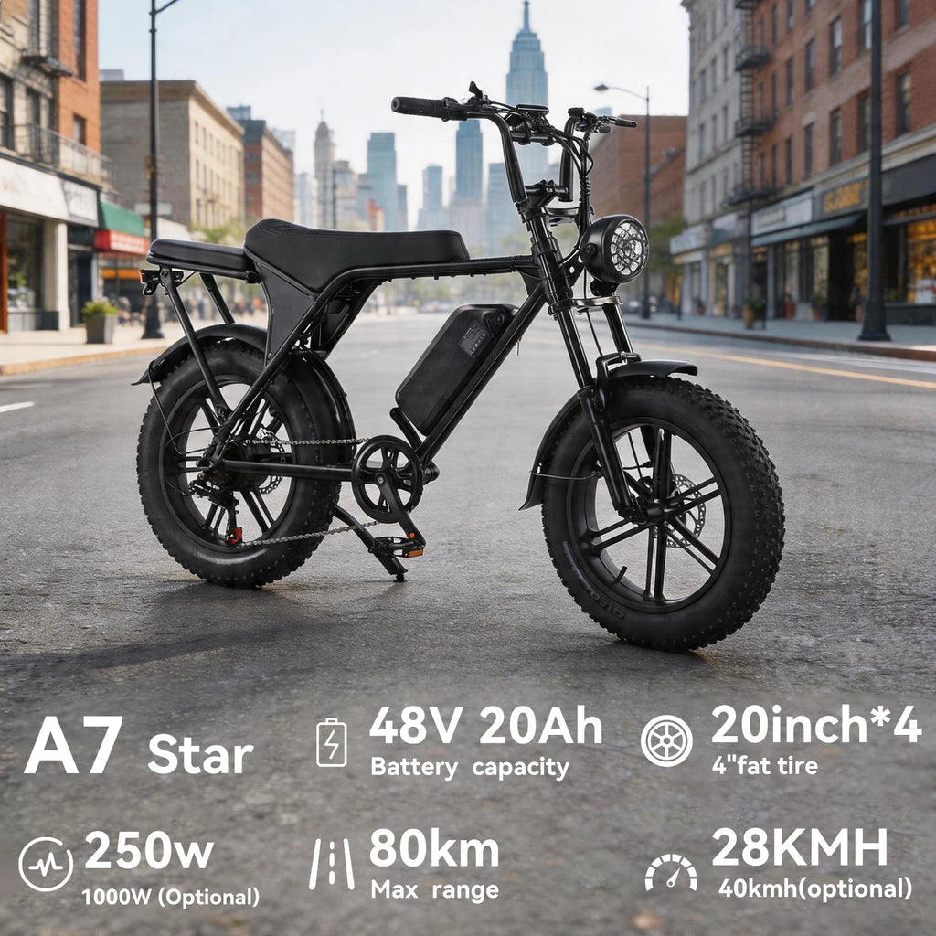 Fat Tire Mountain E-Bike