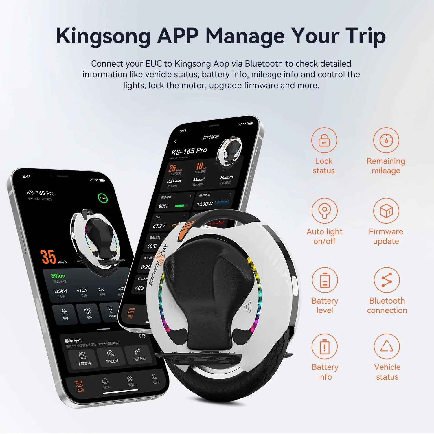 KingSong 16S Pro Electric Unicycle