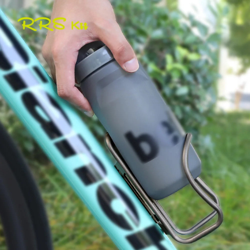 RRSkit Titanium Alloy Water Bottle Cage – Lightweight Anti-Rust Bike Holder