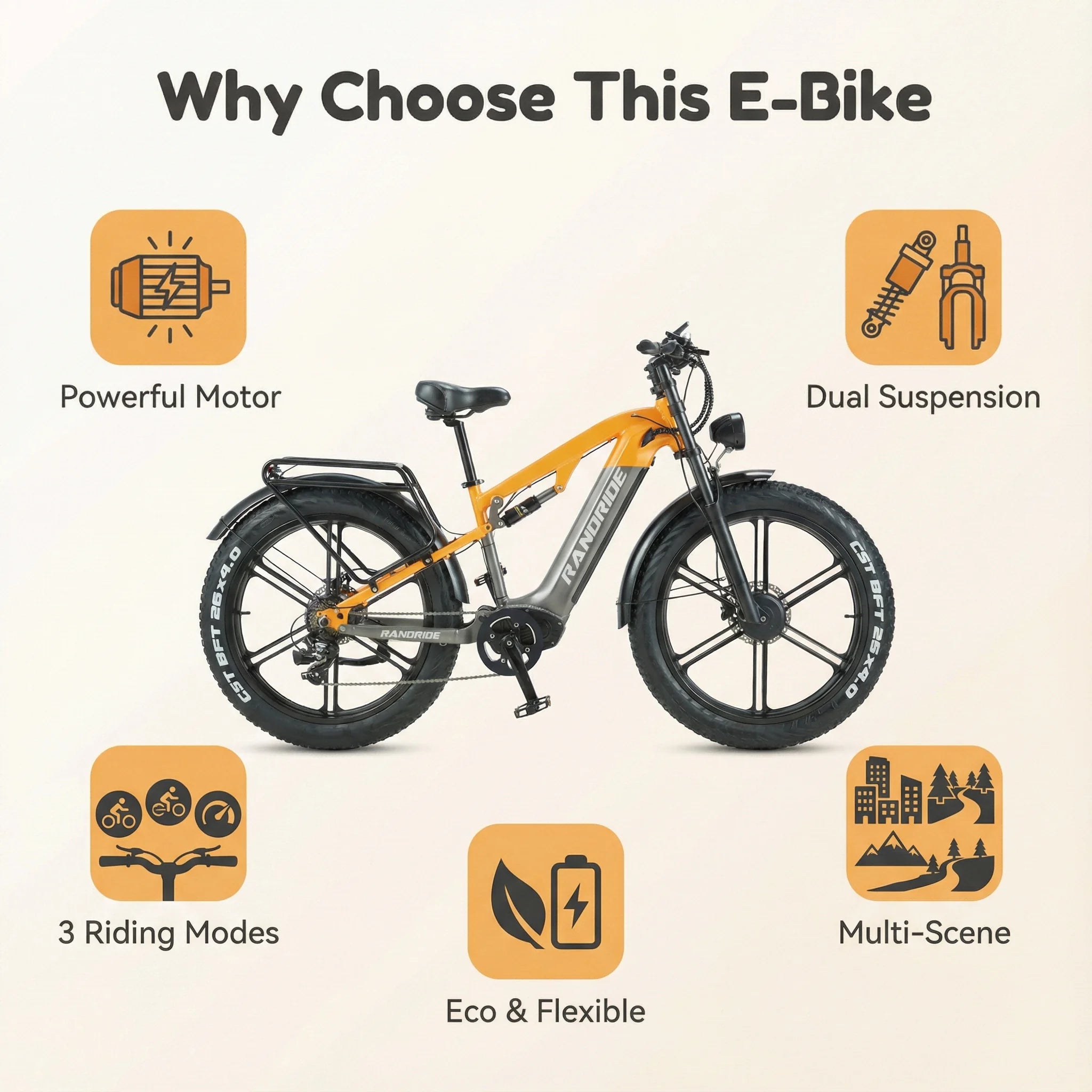 Mountain E-Bike 2000W