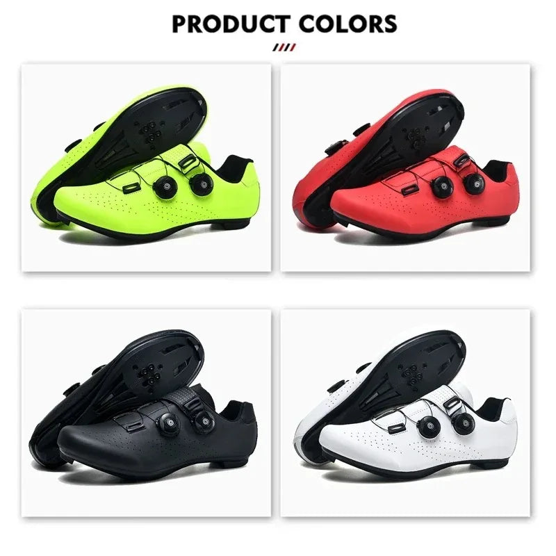 MTB Cycling Sneakers – SPD Flat Pedal Road & Trail Bike Shoes