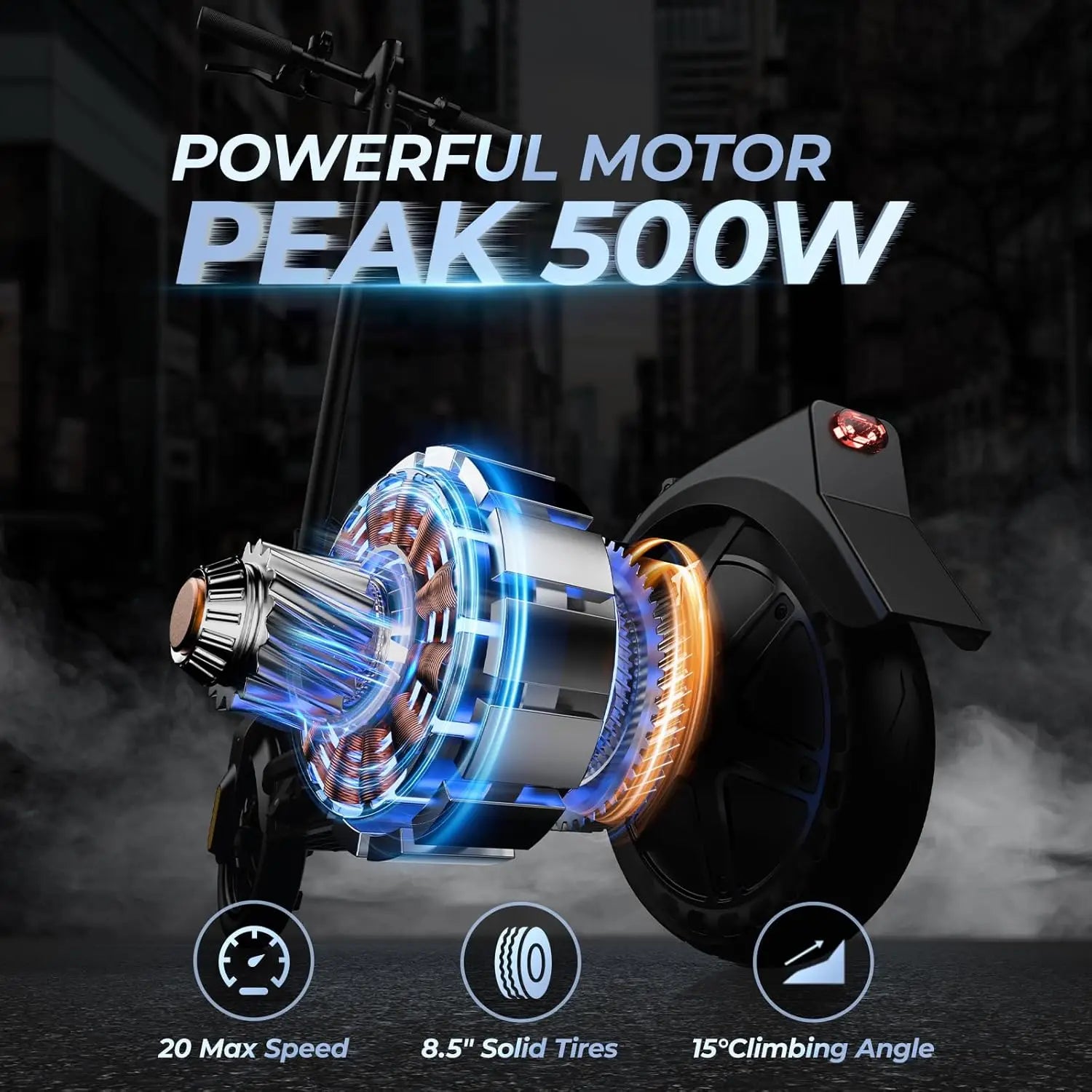Shock Absorption E-Scooter