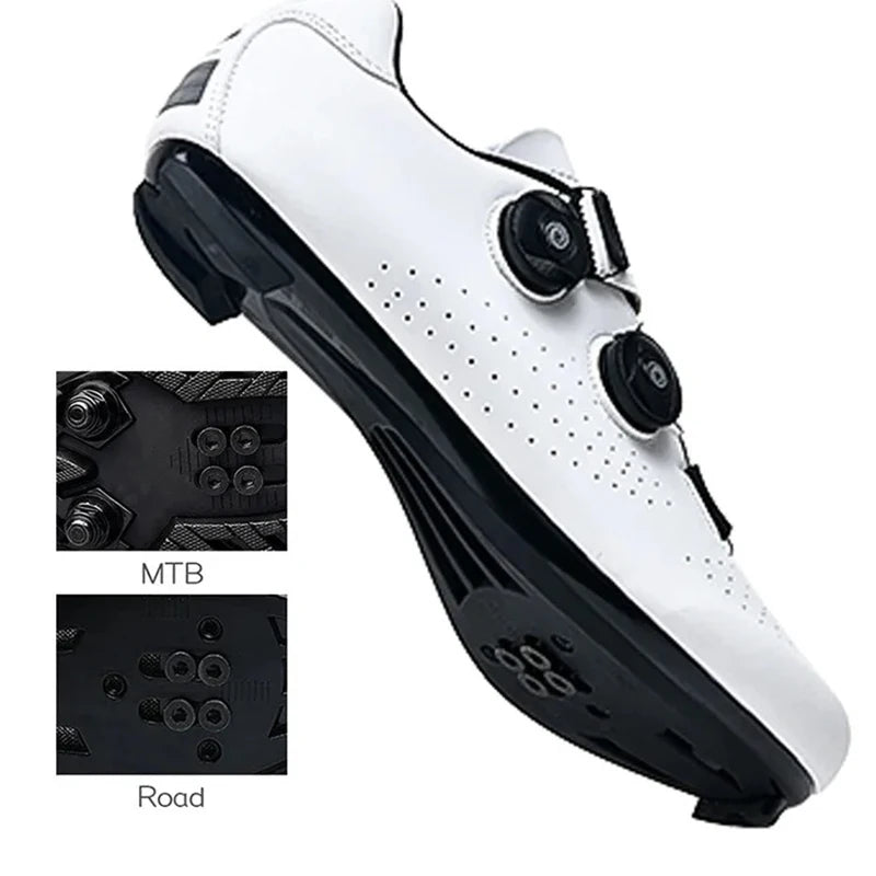 MTB Cycling Sneakers – SPD Flat Pedal Road & Trail Bike Shoes