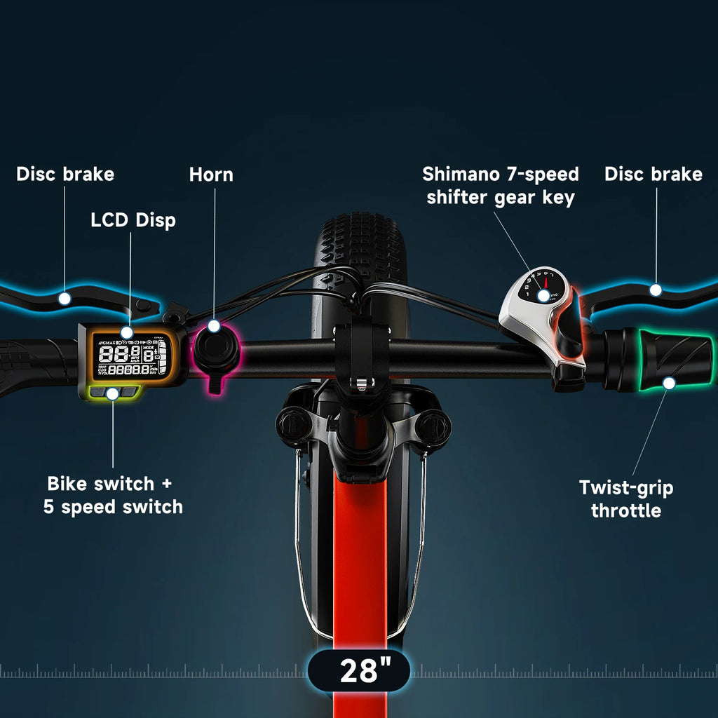 Fat Tire E-Bike 1000W