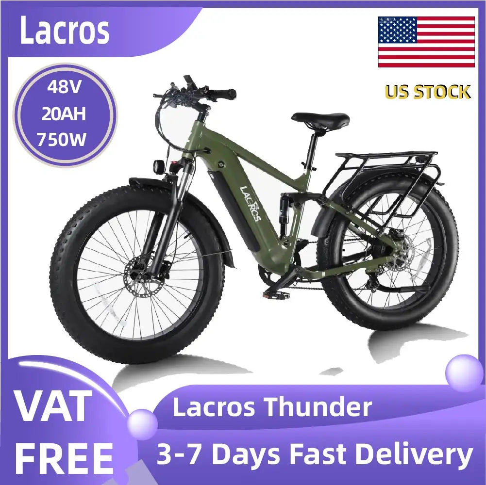 Lacros Thunder Fat Tire E-Bike