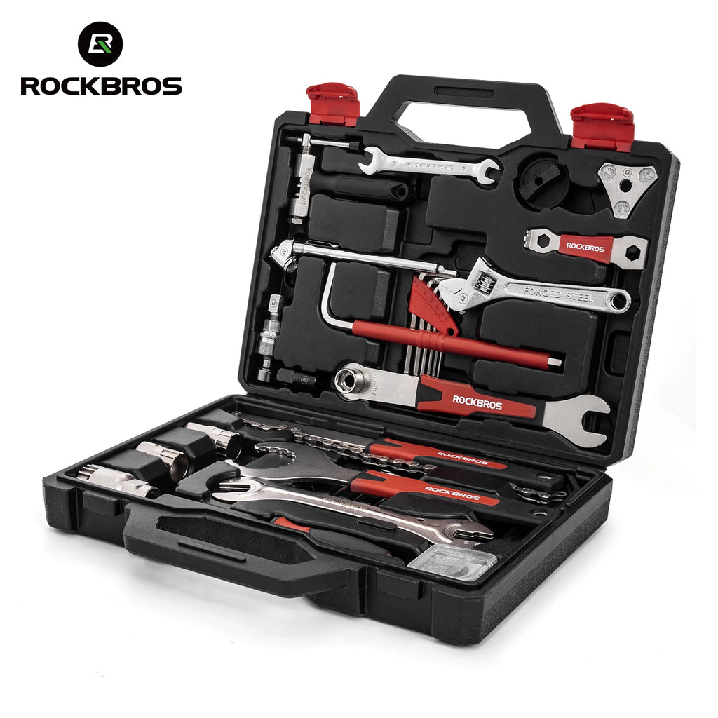 ROCKBROS Professional Bike Repair Tool Kit – Complete Multifunction Set