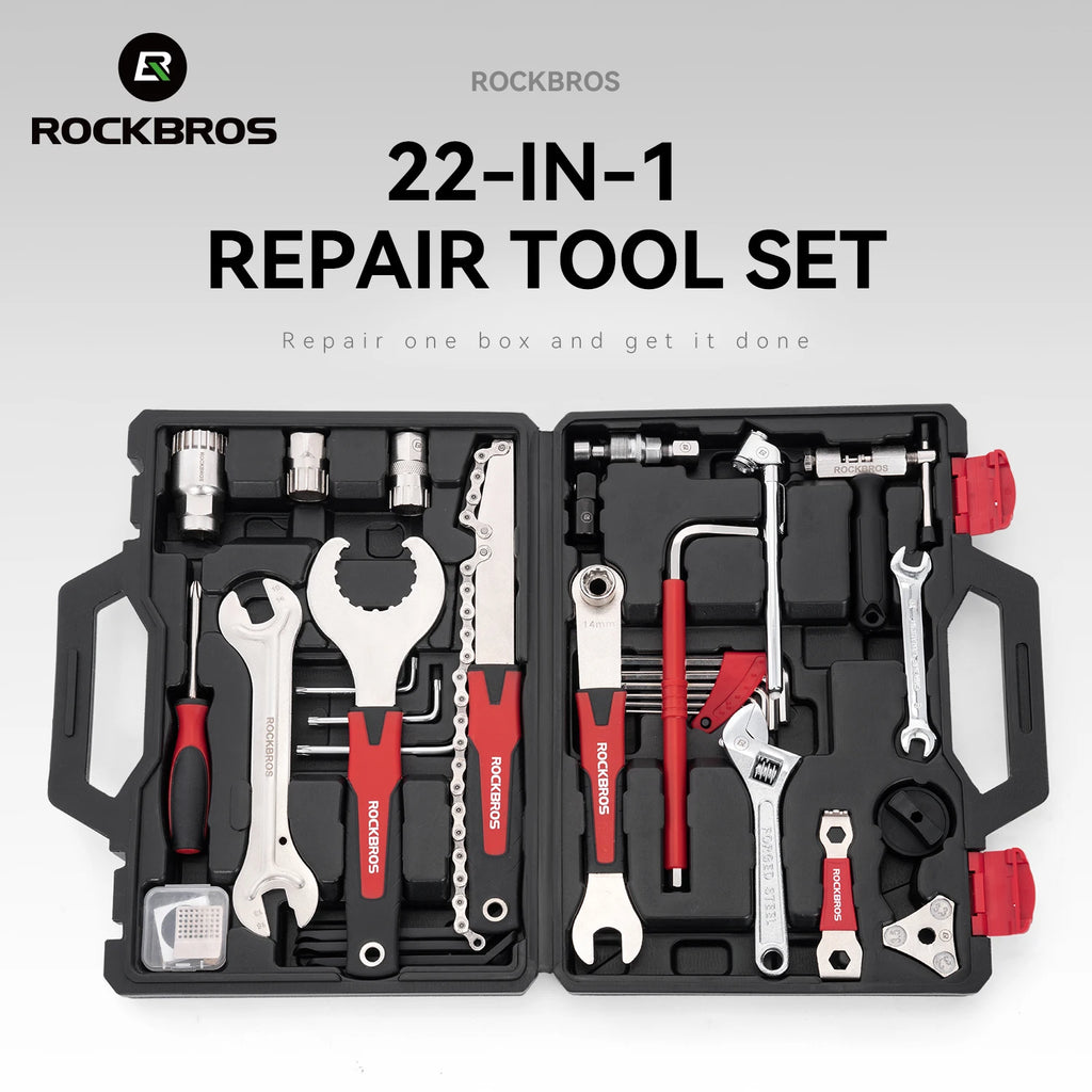 ROCKBROS Professional Bike Repair Tool Kit – Complete Multifunction Set