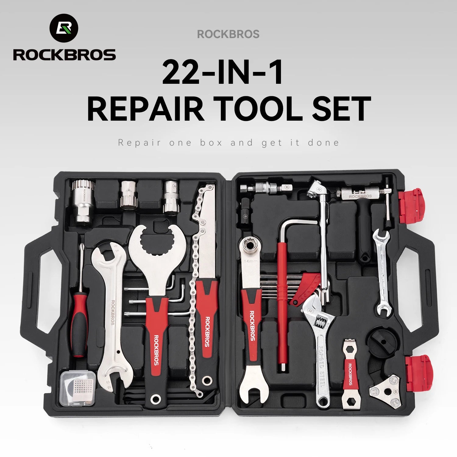 ROCKBROS Professional Bike Repair Tool Kit – Complete Multifunction Set