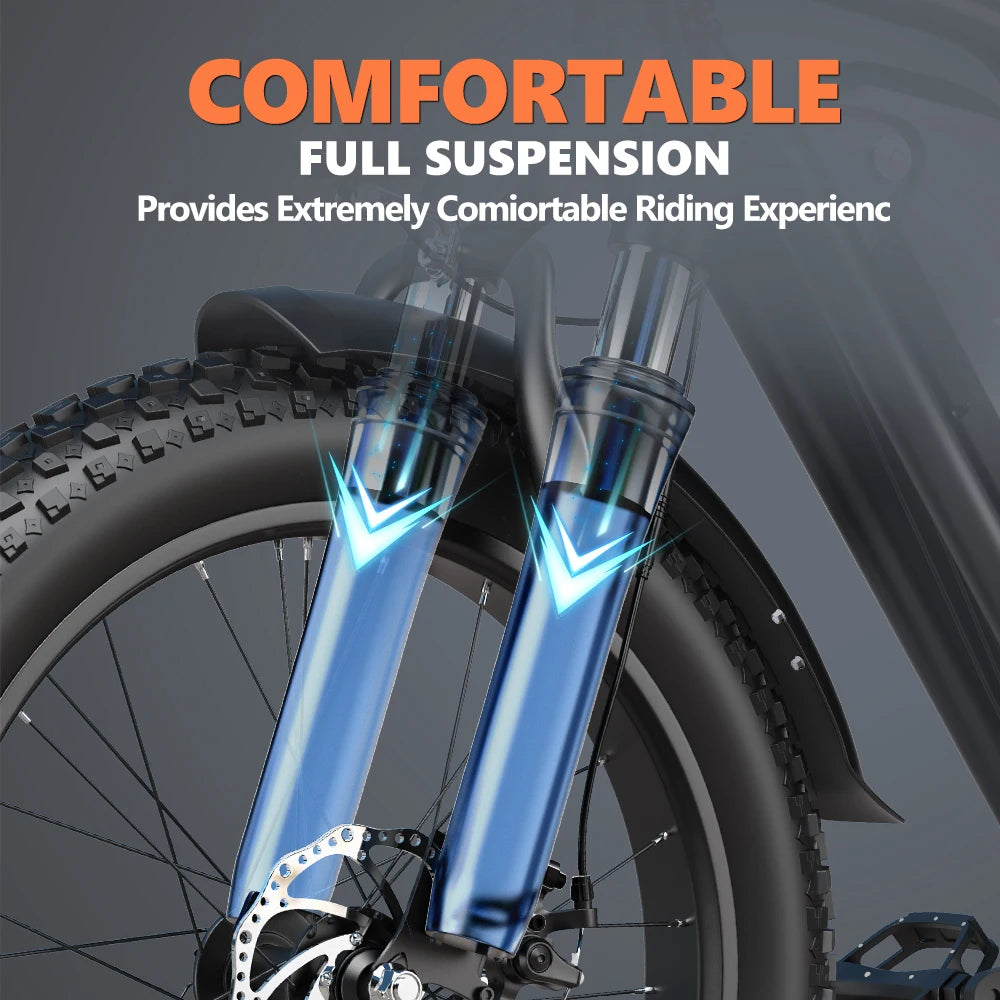 LD20 Fat Tire E-Bike