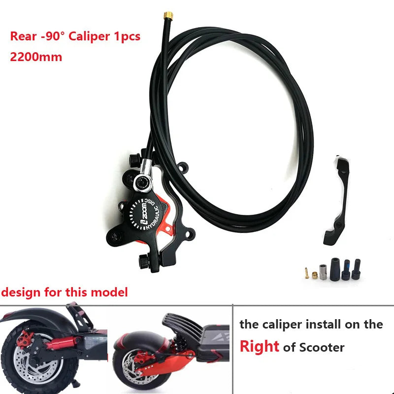 ZOOM Hydraulic Disc Brake Upgrade Kit for E-Scooters & E-Bikes
