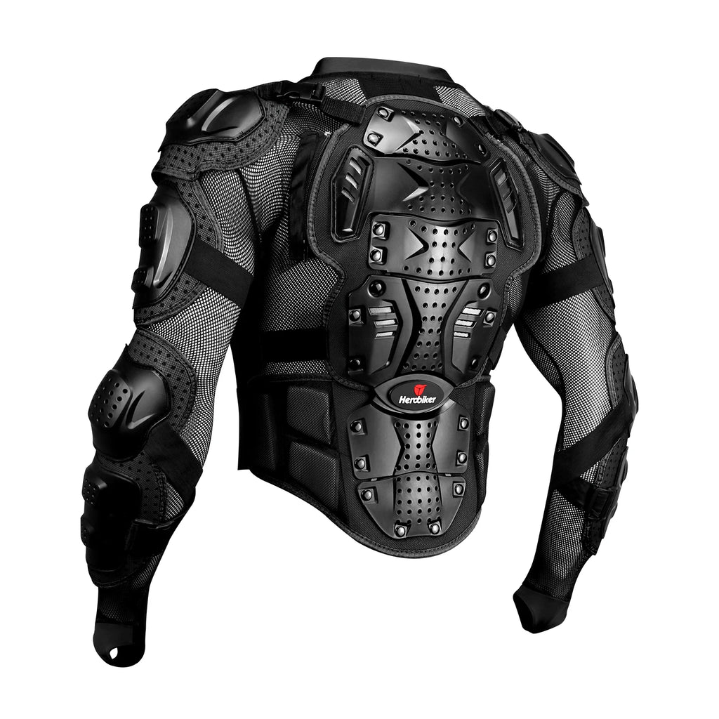 HEROBIKER Full Body Armor Jacket – Motocross & E-Bike Riding Protection