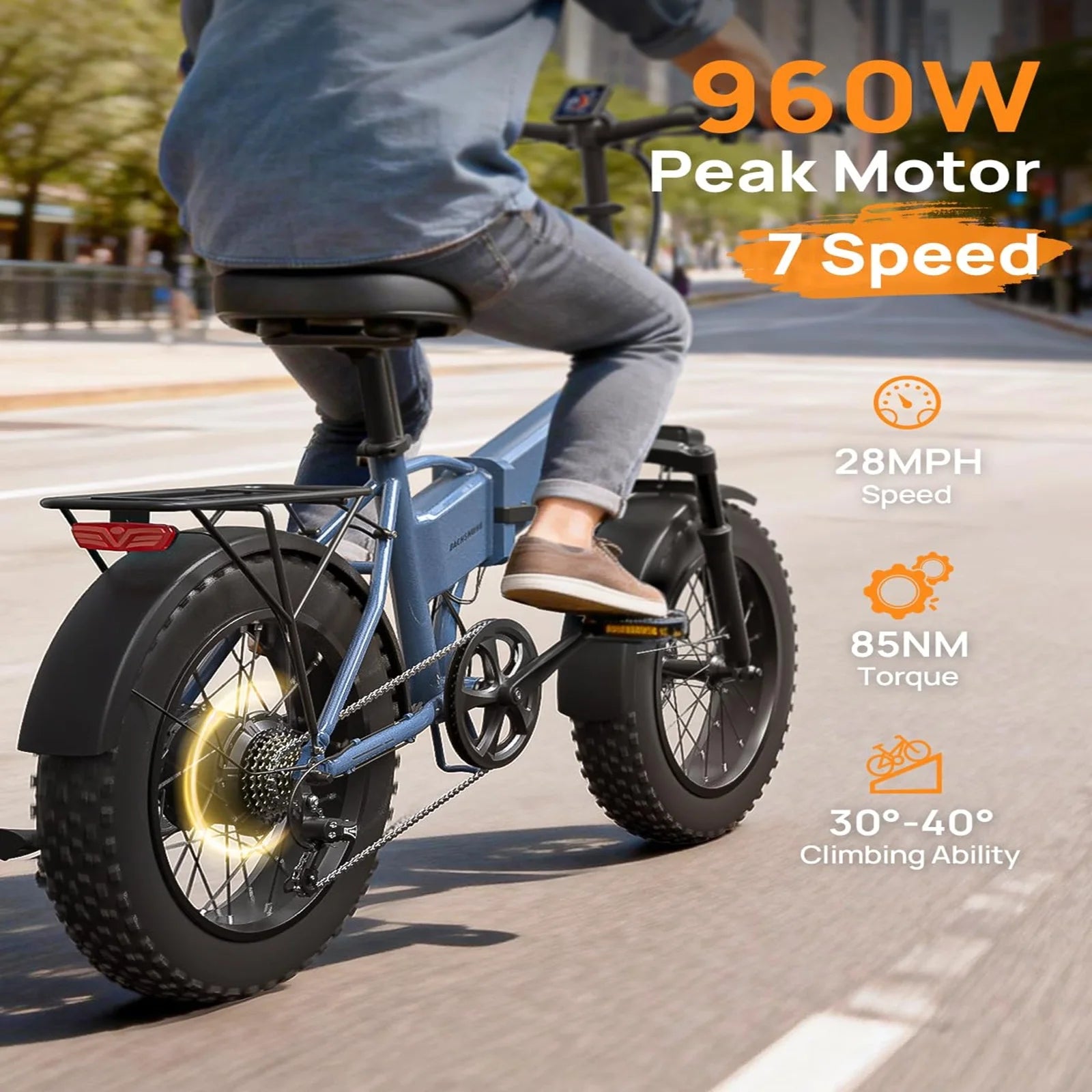 PUCKIPUPPY Folding E-Bike