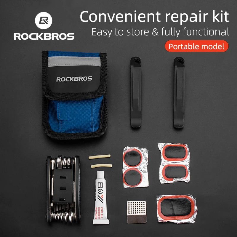 ROCKBROS Portable Tire Repair Kit – MTB & E-Bike Tyre Lever Set