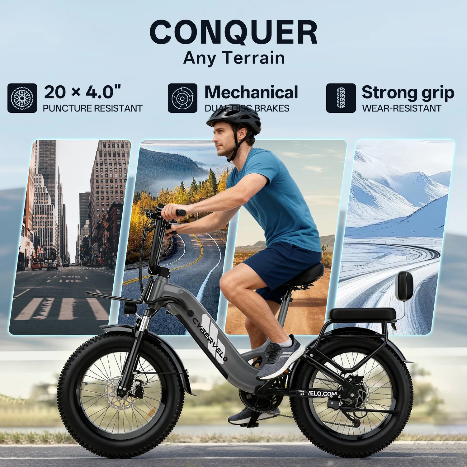 Cybervelo Step-Thru Commuter E-Bike