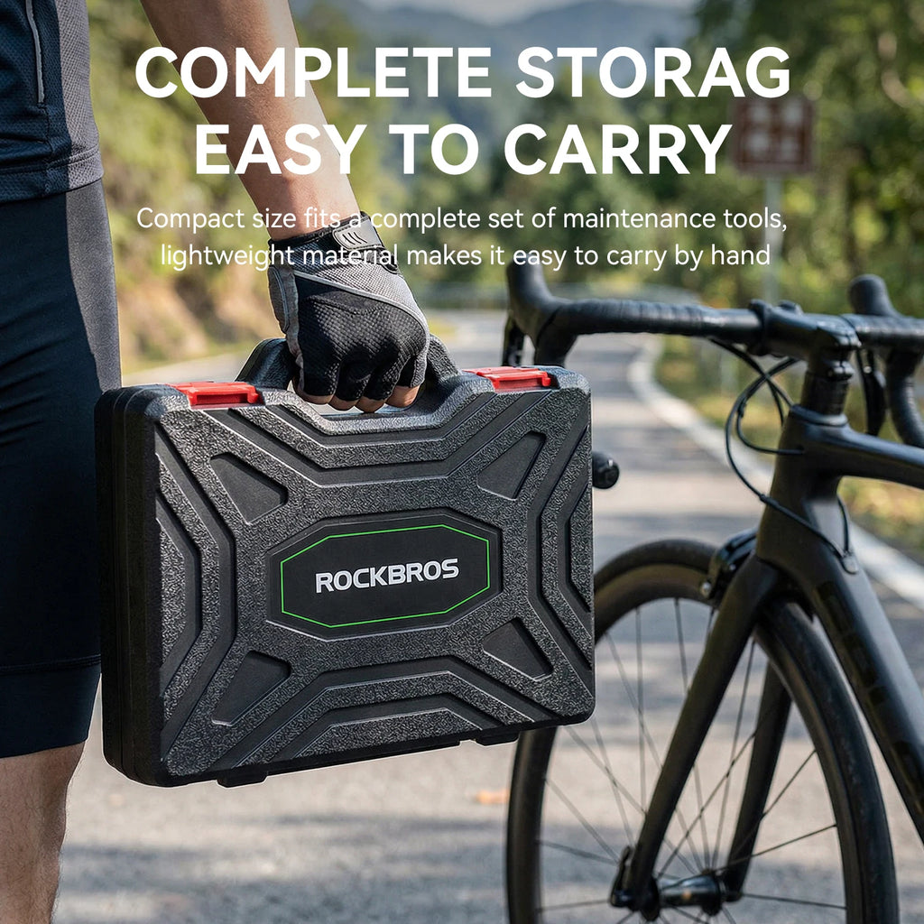 ROCKBROS Professional Bike Repair Tool Kit – Complete Multifunction Set