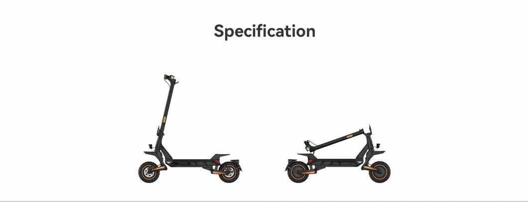 KingSong N12T3 electric scooter shown from two side angles