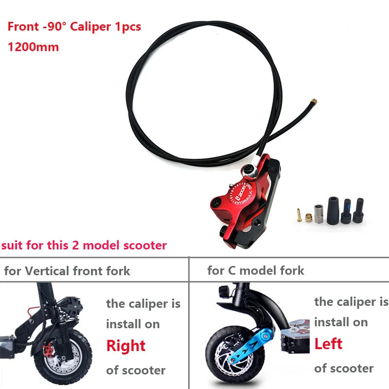 ZOOM Hydraulic Disc Brake Upgrade Kit for E-Scooters & E-Bikes