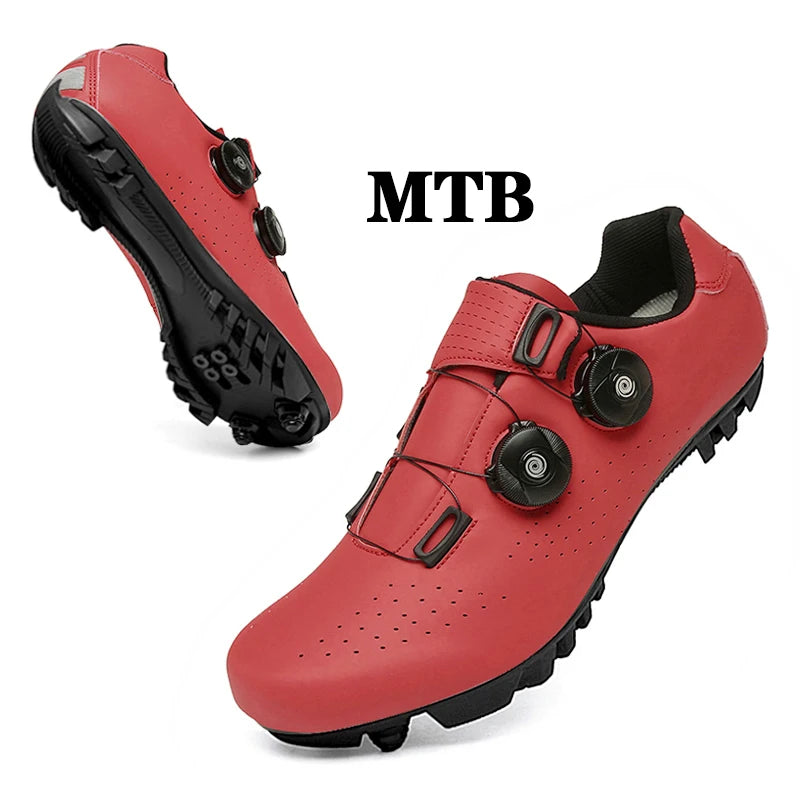 MTB Cycling Sneakers – SPD Flat Pedal Road & Trail Bike Shoes